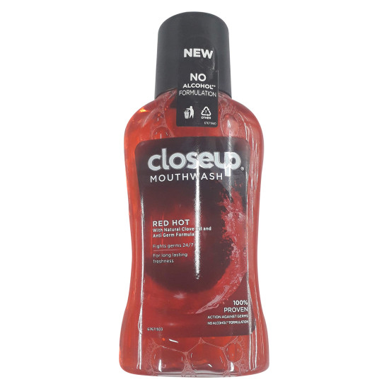 Closeup Close Up Mouthwash, 250ml (Red Hot)