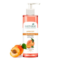 Biotique Bio Apricot Refreshing Body Wash | Keeps Skin Fresh and Clean | Brightens Skin and Reducing Dark Spots | 100% Botanical Extracts | Suitable for All Skin Types | 200ml