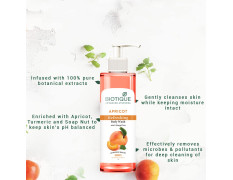 Biotique Bio Apricot Refreshing Body Wash | Keeps Skin Fresh and Clean | Brightens Skin and Reducing Dark Spots | 100% Botanical Extracts | Suitable for All Skin Types | 200ml