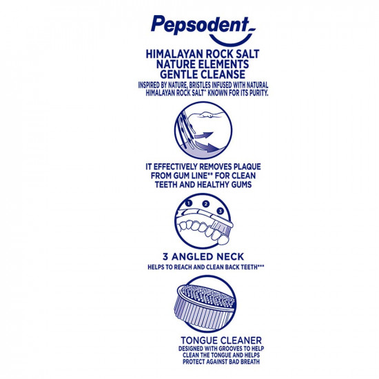 Pepsodent Himalayan Rock Salt Gentle Cleanse Tooth Brush Soft