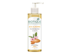 Biotique Almond Oil Ultra Rich Body Wash| Maintains Skin’s Natural pH |100% Botanical Extracts| Soap-Free Body Wash Suitable for All Skin Types | 200mL