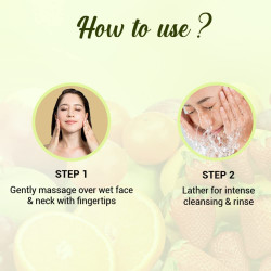 Biotique Fruit Brightening Face Wash| Ayurvedic and Organically Pure| Advanced Swiss Technology |100% Botanical Extracts| Suitable for All Skin Types | 200mL