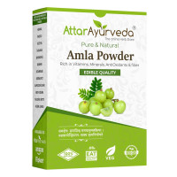 Attar Ayurveda Pure Amla Powder For Hair Growth (250 grams) | Ideal for Hair, Eating, Drinking & Skin