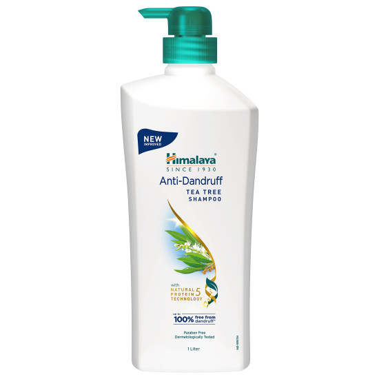 Himalaya Anti Dandruff Shampoo With Tea tree Removes dandruff & soothes sclap, 1 ltr