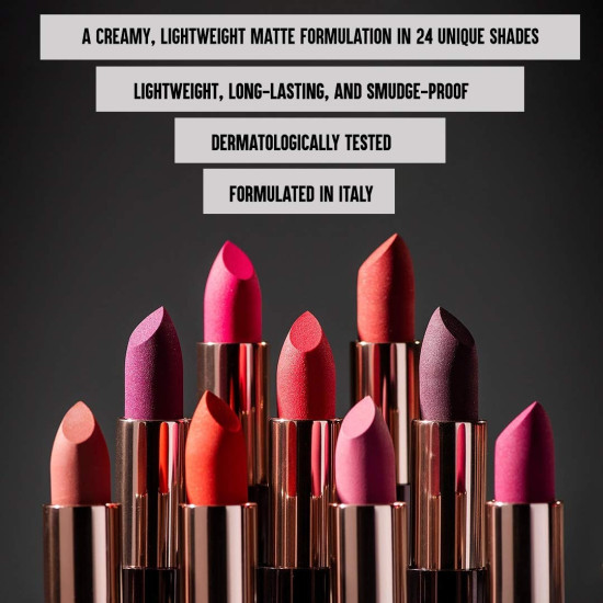 Colorbar Sinful Matte Lipcolor, Pink, 3.5 g | Smudge Proof | Transfer Proof | Long Wearing | Paraben Free | Lightweight | Sea Fennel Wax