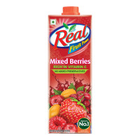 DABUR Real Mixed Berries Fruit Juice-1L|Rich In Vitamin C|No Added Preservatives,No Artificial Colors&Flavours|Goodness Of Best Fruits|Daily Dose Of Fruit Nutrition|Tasty,Refreshing&Energising Drink