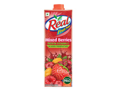 DABUR Real Mixed Berries Fruit Juice-1L|Rich In Vitamin C|No Added Preservatives,No Artificial Colors&Flavours|Goodness Of Best Fruits|Daily Dose Of Fruit Nutrition|Tasty,Refreshing&Energising Drink