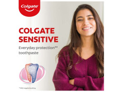 Colgate Sensitive Everyday Protection Toothpaste, Twin Pack Of 160g (80g X 2), Specifically Developed  For Sensitive Teeth & Healthy Gums, Colgate Toothpaste For Prevention Of Cavities & Plaque