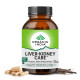 Organic India Liver Kidney Care - 180 Veg Capsules, Helps Support Liver & Kidney Health, Boosts Overall Energy & Immunity, GMP & NPOP Certified Organic