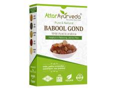 Attar Ayurveda Babul Gond Gum - Kikar Gond - Babool Gond - Acacia arabica Willd (250 Grams)