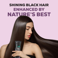 Joy Hair Fruits Shining Black Conditioning Shampoo Enriched with Amla & Black Grapes, 340 ml