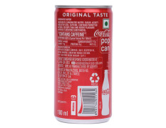 Coca-Cola No Artificial Flavors Cola 180 Ml Can