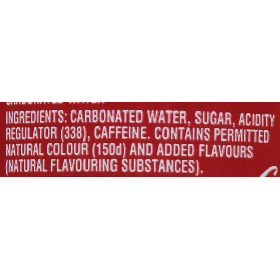 Coca-Cola No Artificial Flavors Cola 180 Ml Can
