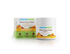 Mamaearth Ubtan Face Pack Mask for Fairness, Tanning & Glowing Skin with Saffron, Turmeric & Apricot Oil, 100g