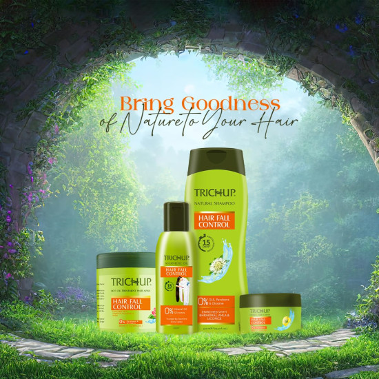 Trichup Hair Fall Control Herbal Hair Shampoo (400 ml) (Pack of 2)