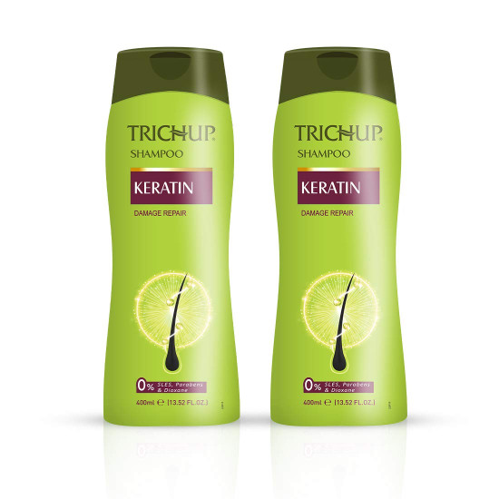 Trichup Keratin Shampoo 400 ml (Pack of 2)