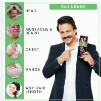 VIP Hair Shampoo 5 in 1 180ml, Black