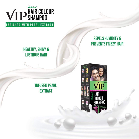 VIP Hair Shampoo 5 in 1 180ml, Black