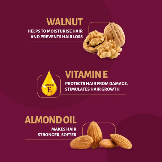 Hair & Care Dry Fruit Oil with Walnuts, Almonds & Vitamin E| Reduce Hairfall |Stronger & Silkier Hair | 300 ml