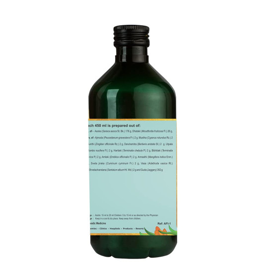 Kerala Ayurveda Asokarishta 450ml | Women's Holistic Wellness| Better Hormonal Health| Relieves Abnormal White Discharge | Ayurvedic Uterine Tonic| Soothes Hot Flashes | No Artificial Flavors | With Asoka, Utpala, Triphala, Amrasthi, Vasa, Chandana, Dhata Kerala Ayurveda Asokarishta 450ml | Women's Holistic Wellness| Better Hormonal Health| Relieves Abnormal White Discharge | Ayurvedic Uterine Tonic| Soothes Hot Flashes | No Artificial Flavors | With Asoka, Utpala, Triphala, Amrasthi, Vasa, Chandana, Dhata
