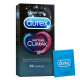 Durex Mutual Climax Condoms for Men & Women - 10 Count |Extra Dotted and Ribbed for Pleasure | Performa Lubricant for Long Lasting Climax Delay|Suitable for use with lubes & toys
