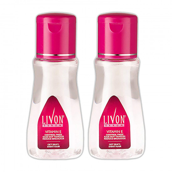 Livon Serum for Dry and Unruly Hair, 50ml and Livon Serum, 100ml (Pack of 2)