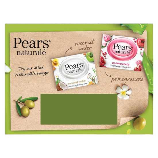 Pears Naturalé Detoxifying Soap Bar, Aloe Vera, 125g (Pack of 4)