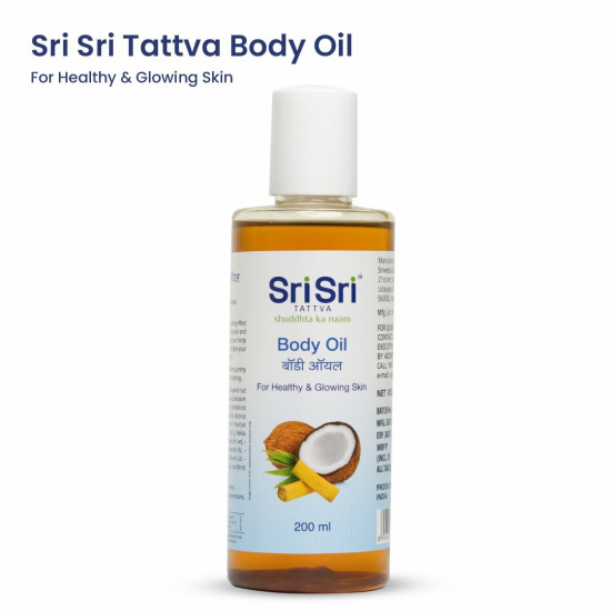 Sri Sri Tattva shuddhta ka naam Body Oil, 200ml (Single Pack)