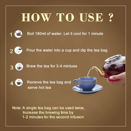 Organic Wellness Cinnamon Liquid Yoga Tea | 25 Tea Bags