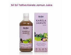 Sri Sri TATTVA shuddhta ka naam Sri Sri Tattva Karela Jamun Juice - Ayurvedic Juice to Help Maintain Healthy Sugar Levels - 100% Natural - No Added Sugar - 1000ml (Pack of 3)
