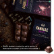 Fabelle Intense Dark - Chocolate, Large Luxury Dark Chocolate Bar with 84% Intense Dark Choco Mousse,130g