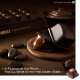 Fabelle Intense Dark - Chocolate, Large Luxury Dark Chocolate Bar with 84% Intense Dark Choco Mousse,130g