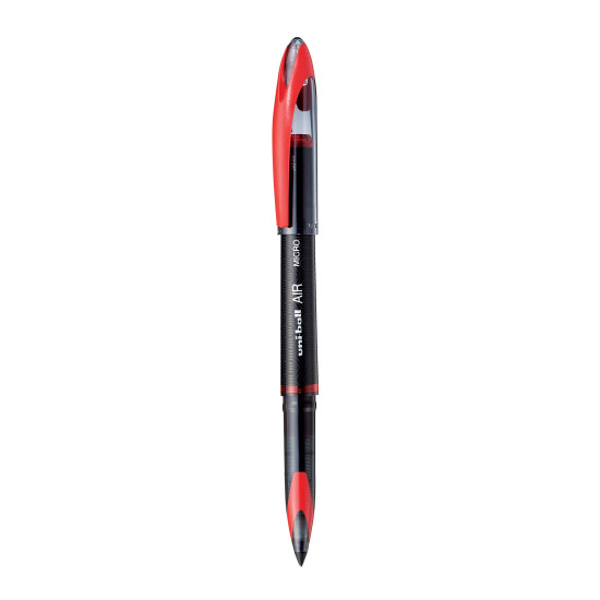 UNI-BALL Air UBA188M 0.5mm Roller Ball Pen | Red Ink, Pack of 3