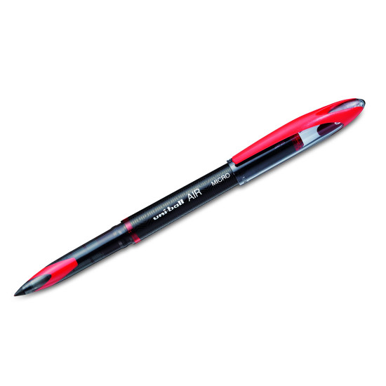 UNI-BALL Air UBA188M 0.5mm Roller Ball Pen | Red Ink, Pack of 3