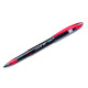 UNI-BALL Air UBA188M 0.5mm Roller Ball Pen | Red Ink, Pack of 3