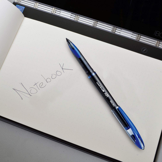 UNI-BALL Air UBA188M 0.5mm Roller Ball Pen | Red Ink, Pack of 3