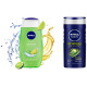 NIVEA Shower Gel, Lemon & Oil Body Wash, Women, 250ml And NIVEA Men Shower Gel, Energy Body Wash, 250ml