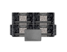 Vaadi Herbals Pvt Ltd Super Value Pack Of 6 Activated Charcoal Soap (6 X 75 Gms), 75 g