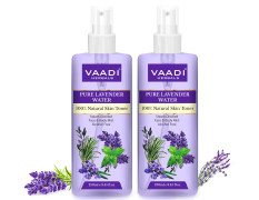 Vaadi Herbals Pvt. Ltd Pack Of 2 Lavender Water -100% Natural & Pure Skin Toner, 250 ml (Pack of 2)