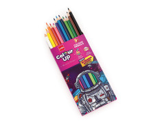 Cello ColourUp Colour Pencil Set -Pack of 12, Bright and Strong Pencil colours, Non toxic colouring range, Safe colours for children