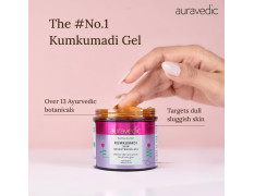 Auravedic Kumkumadi Gel Facial Moisturizer With Kumkumadi Oil For Face For Glowing Skin Pigmentation Dark Spots Moisturiser 100g Skin Brightening Gel