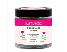 Auravedic Kumkumadi Face Cream For Glowing Skin With Kumkumadi Oil For Face 100g Pigmentation Cream Moisturizer For Dark Spots Detan Blemishes