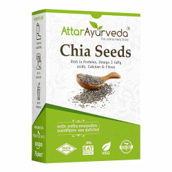 Attar Ayurveda Chia Seeds 500 gm - For Weight Management and Eating | Pure and Natural | Preservative-free | Non-GMO | Clean and Sorted | Rich in Calcium, Protein, Omega-3 & Fibre |
