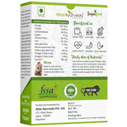 Attar Ayurveda Chia Seeds 500 gm - For Weight Management and Eating | Pure and Natural | Preservative-free | Non-GMO | Clean and Sorted | Rich in Calcium, Protein, Omega-3 & Fibre |