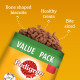 Pedigree Biscrok Biscuits (Above 4 Months) Dog Treats, Chicken Flavour, 900 g, Source of Calcium, Goodness of 15% Protein