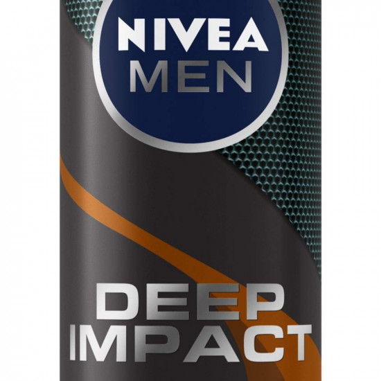 NIVEA MEN Deep Impact Energy Deodorant 150ml | With Black Carbon | 48 Hour Freshness