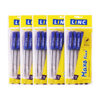 Linc Maxo Fine 0.7 mm Ball Pen | Blue Ink | Pack of 25