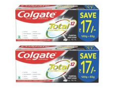 Colgate Total Charcoal Deep Clean Antibacterial Cavity Protection Toothpaste - 370g Pack