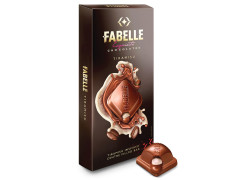 Fabelle Tiramisu, Luxury Milk Chocolate Bar Filled with Coffee Mousse and Mascarpone Cheese, 131 g