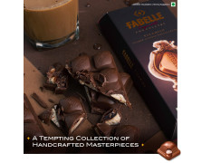 Fabelle Tiramisu, Luxury Milk Chocolate Bar Filled with Coffee Mousse and Mascarpone Cheese, 131 g